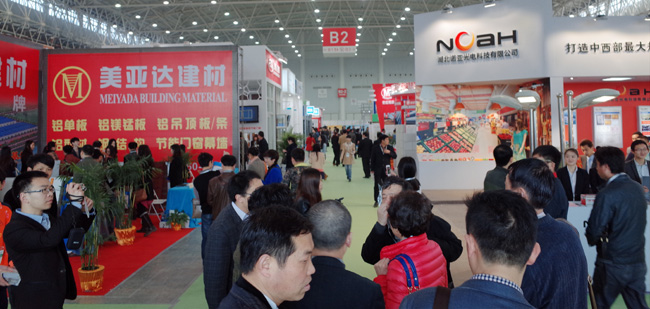 2014第7届武汉建博会主通道场景
